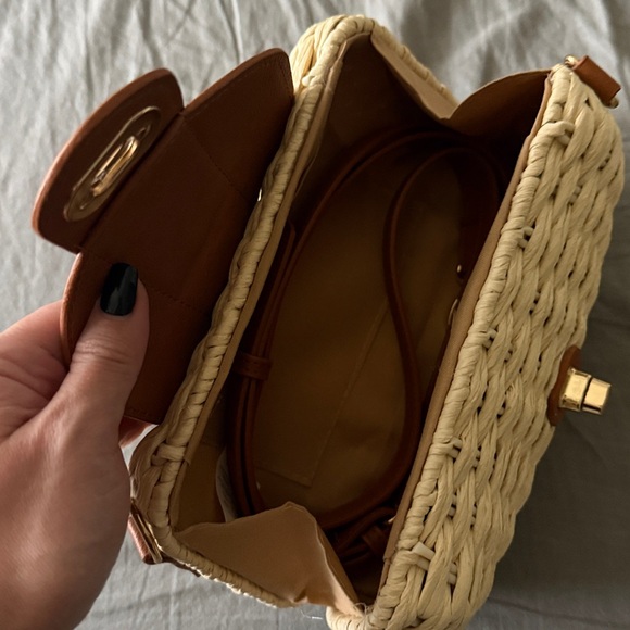 Raffia clutch bag - Picture 5 of 5